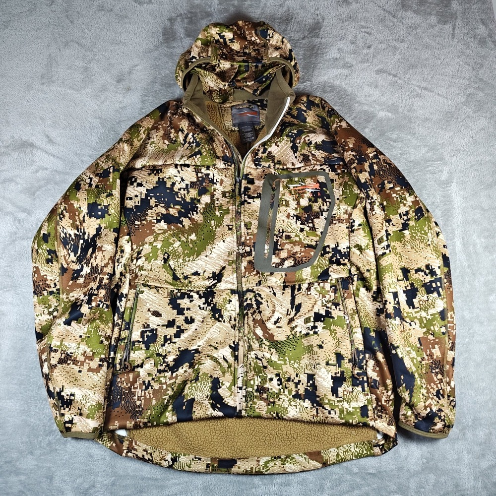 Sitka Traverse Cold Weather Hoody Mens XL Optifade Subalpine Camo Full Zip Hunt